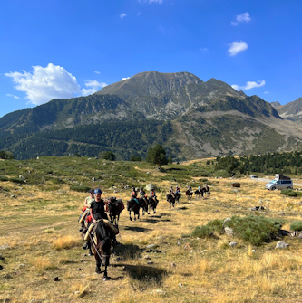 Reiten in den Pyrenäen