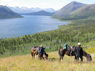 Reiten im Yukon