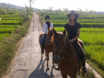 Reiten in Indonesien Java