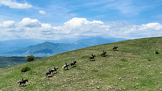 Trail in Albanien