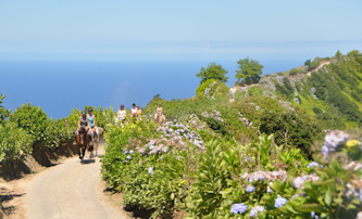 Reiten auf den Azoren