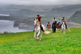 Reiten auf den Azoren